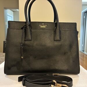 Kate Spade Black Leather Satchel